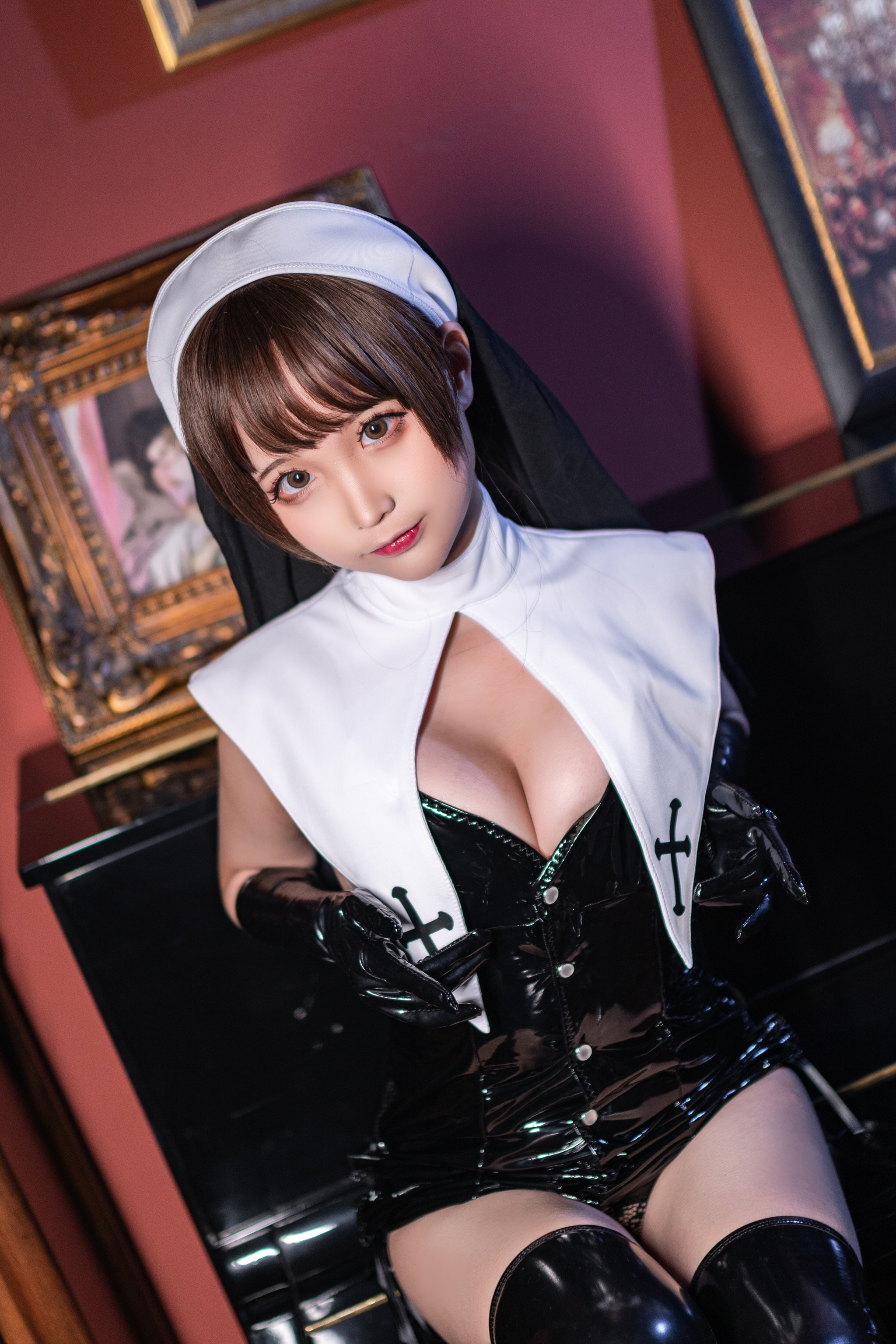 图片[1]-蠢沫沫 – NO.191 沫沫真爱版 魅–皮修女 [40P]-XikXak